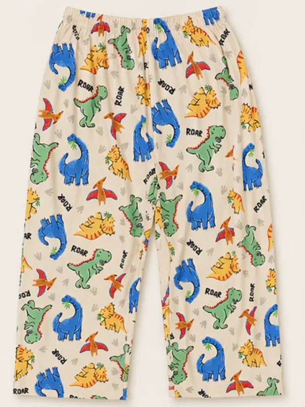 Stylot Chelly Cotton Trouser – Dino ROAR Print