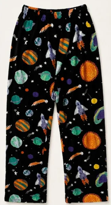 Stylot Chelly Cotton Trouser – Space Galaxy Print