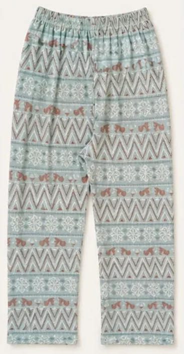 Stylot Chelly Cotton Trouser – Sage Green Aztec Print