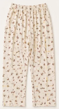 Stylot Chelly Cotton Trouser – Cream Bunny Scatter Print